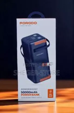 Orginal Porodo Power Boost 50000mah Power Bank Pd 20w (Delivery Free)