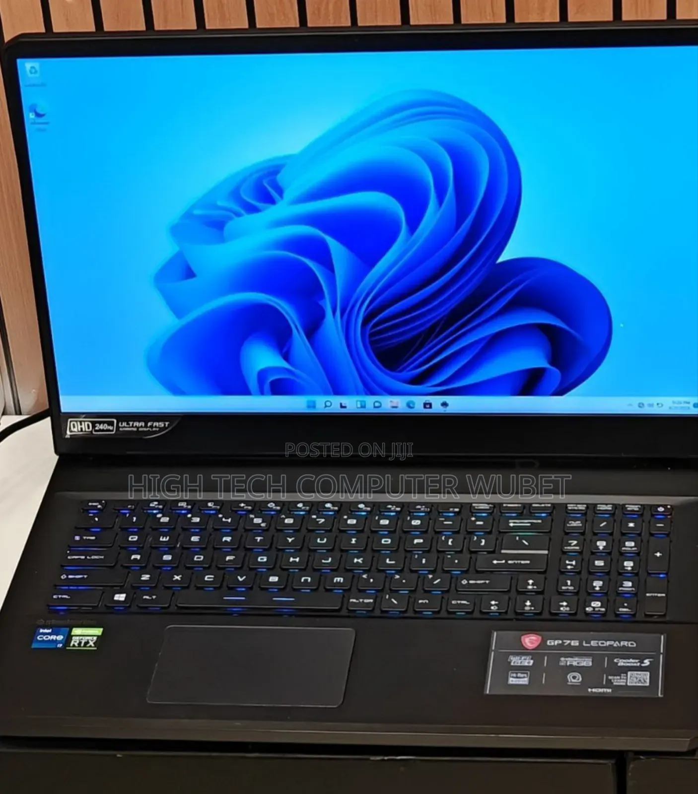 New Laptop MSI GP75 Leopard 16GB Intel Core I7 SSD 1T