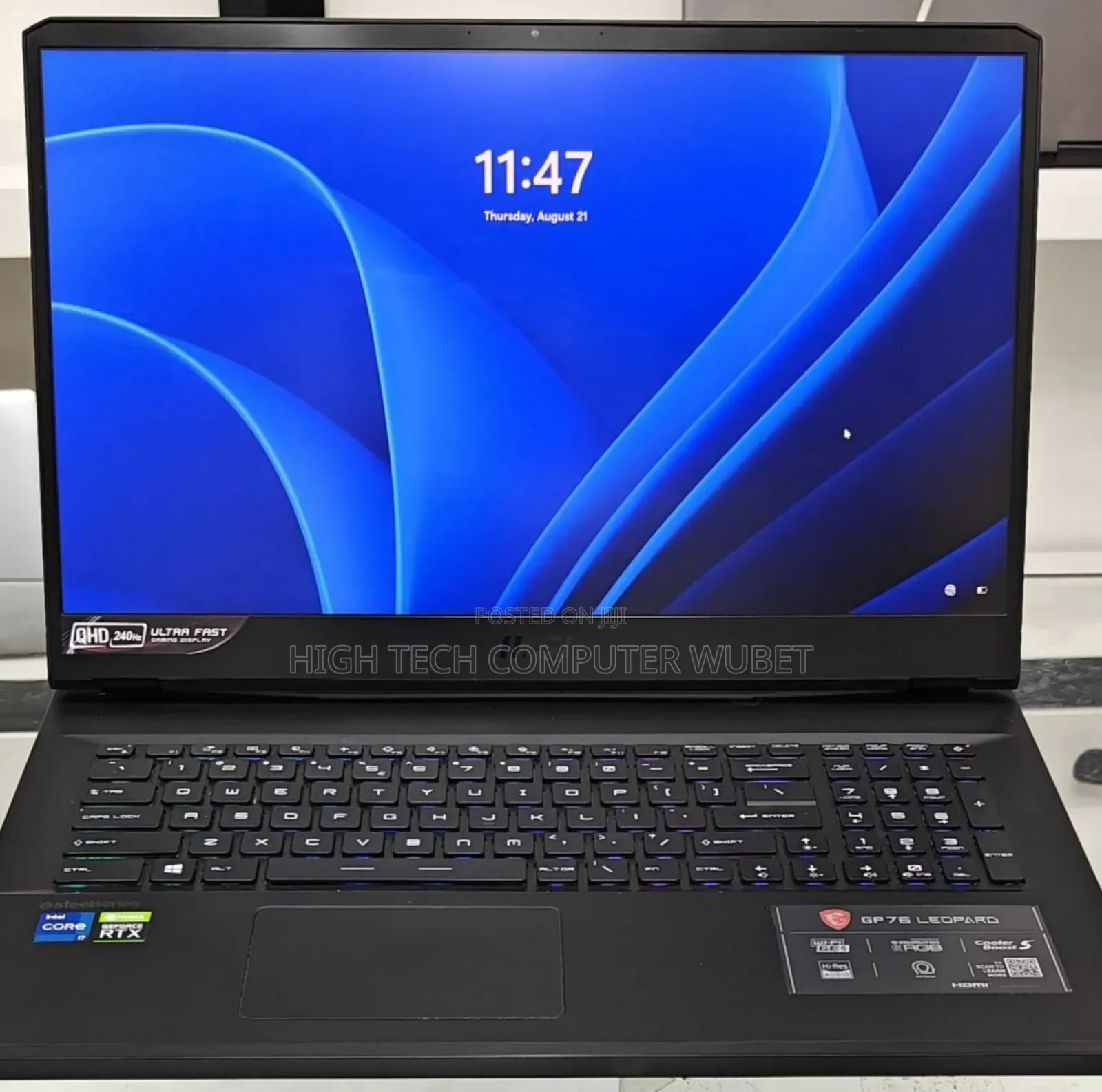 New Laptop MSI GP75 Leopard 16GB Intel Core I7 SSD 1T