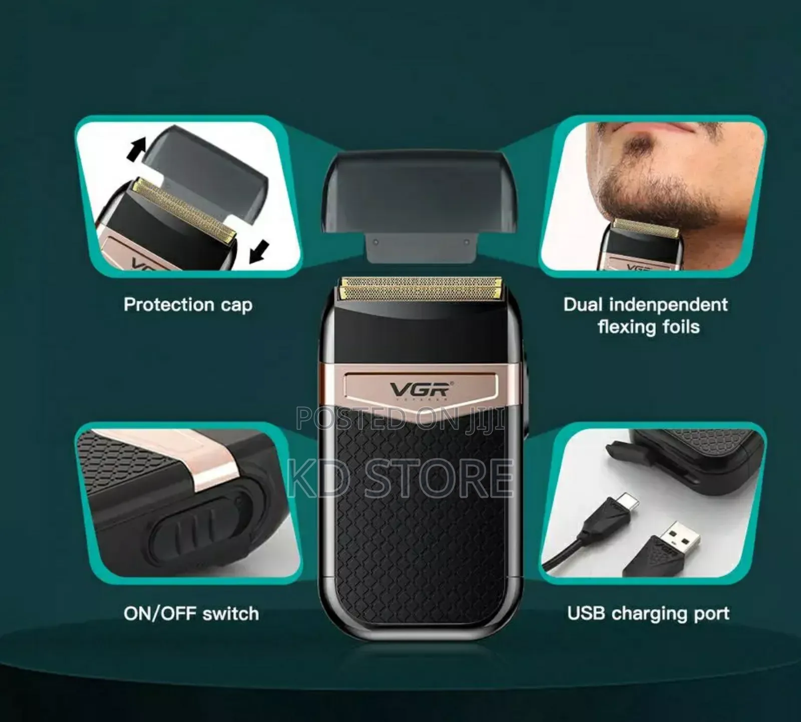 VGR Professional Electric Shaver