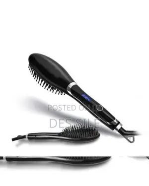 Pro Gemei Professional Hair Straightner Brush/ፕሮ ጄምኒ የፕሮፌሽናል ፅጉር ማስተካያ