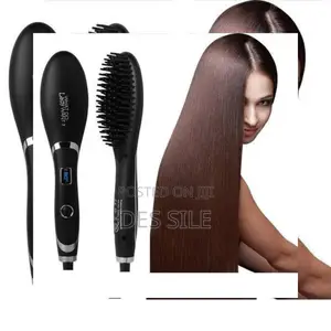 Pro Gemei Professional Hair Straightner Brush/ፕሮ ጄምኒ የፕሮፌሽናል ፅጉር ማስተካያ