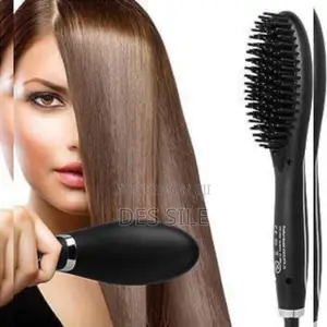 Photo - Pro Gemei Professional Hair Straightner Brush/ፕሮ ጄምኒ የፕሮፌሽናል ፅጉር ማስተካያ