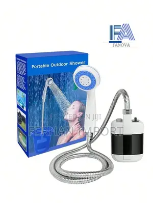 Photo - Portable Camping Shower for and Backyard Cleaning Hiking