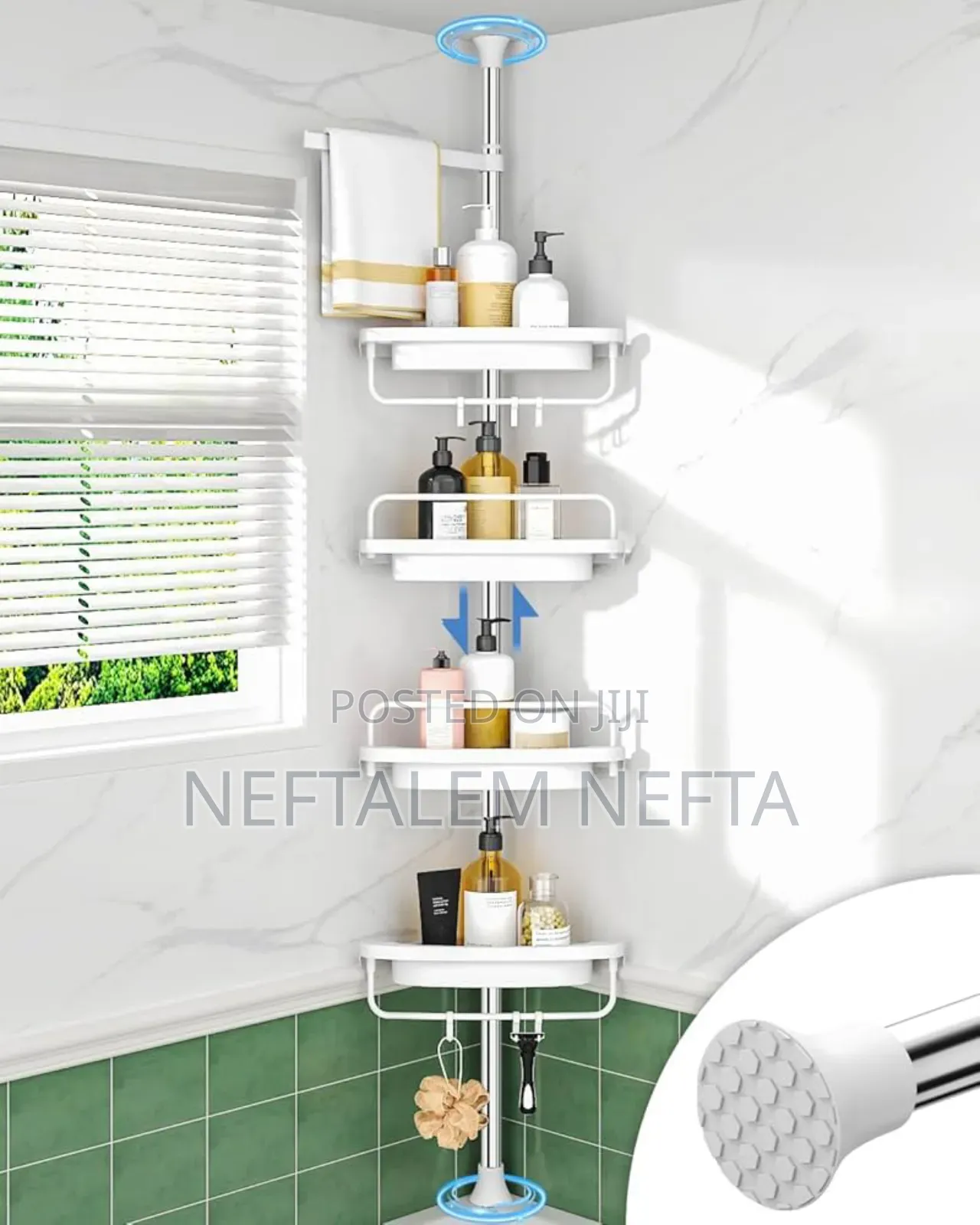 Adjustable Multi Corner Shelf Organizer