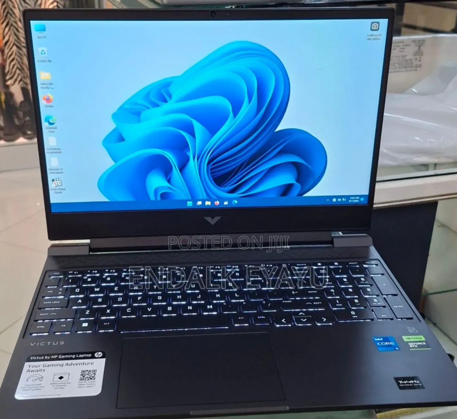 New Laptop HP Victus 16 16GB Intel Core I5 SSD 512GB