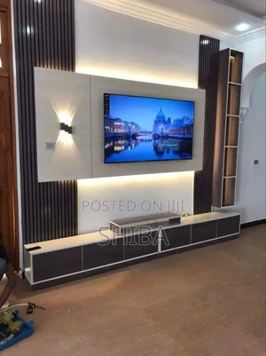 Tv Stand and Wall Pannel