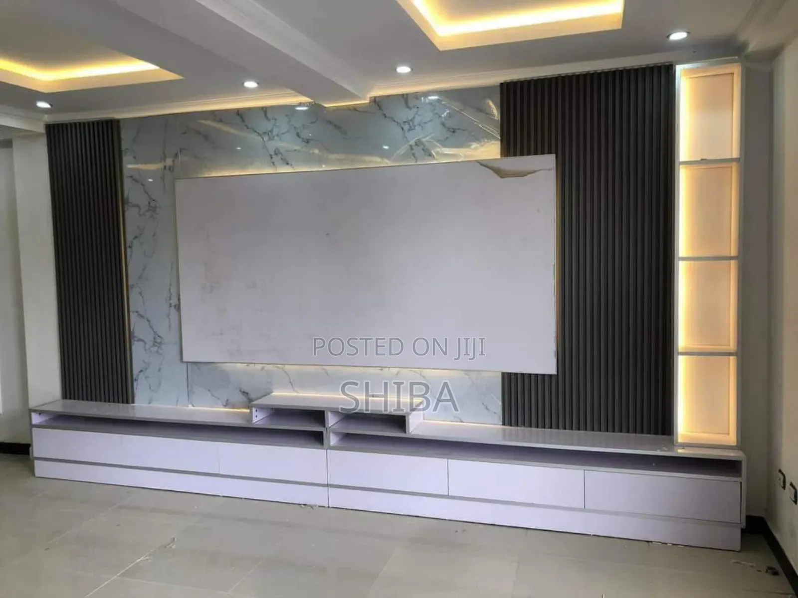 Tv Stand and Wall Pannel