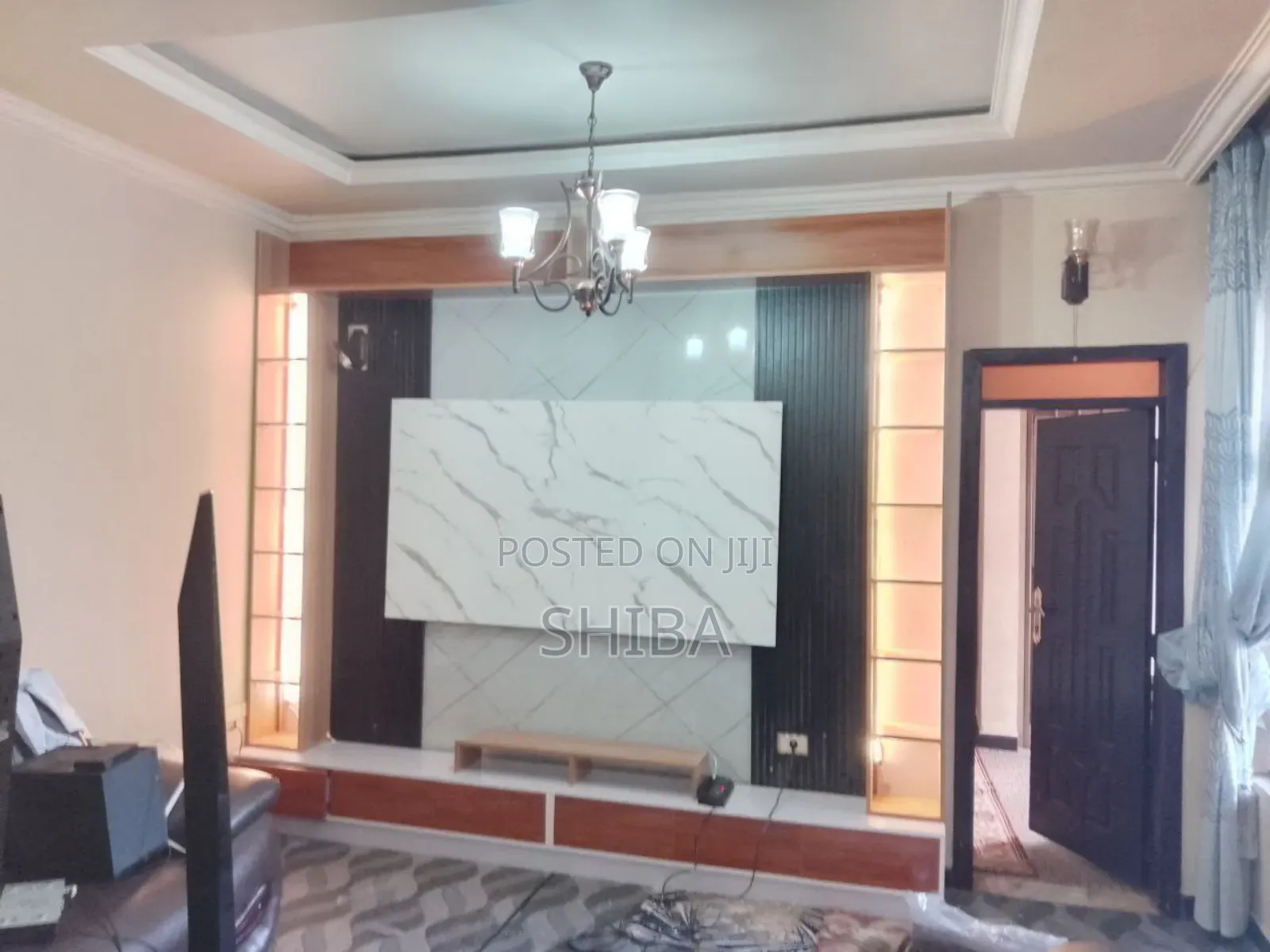 Tv Stand and Wall Pannel