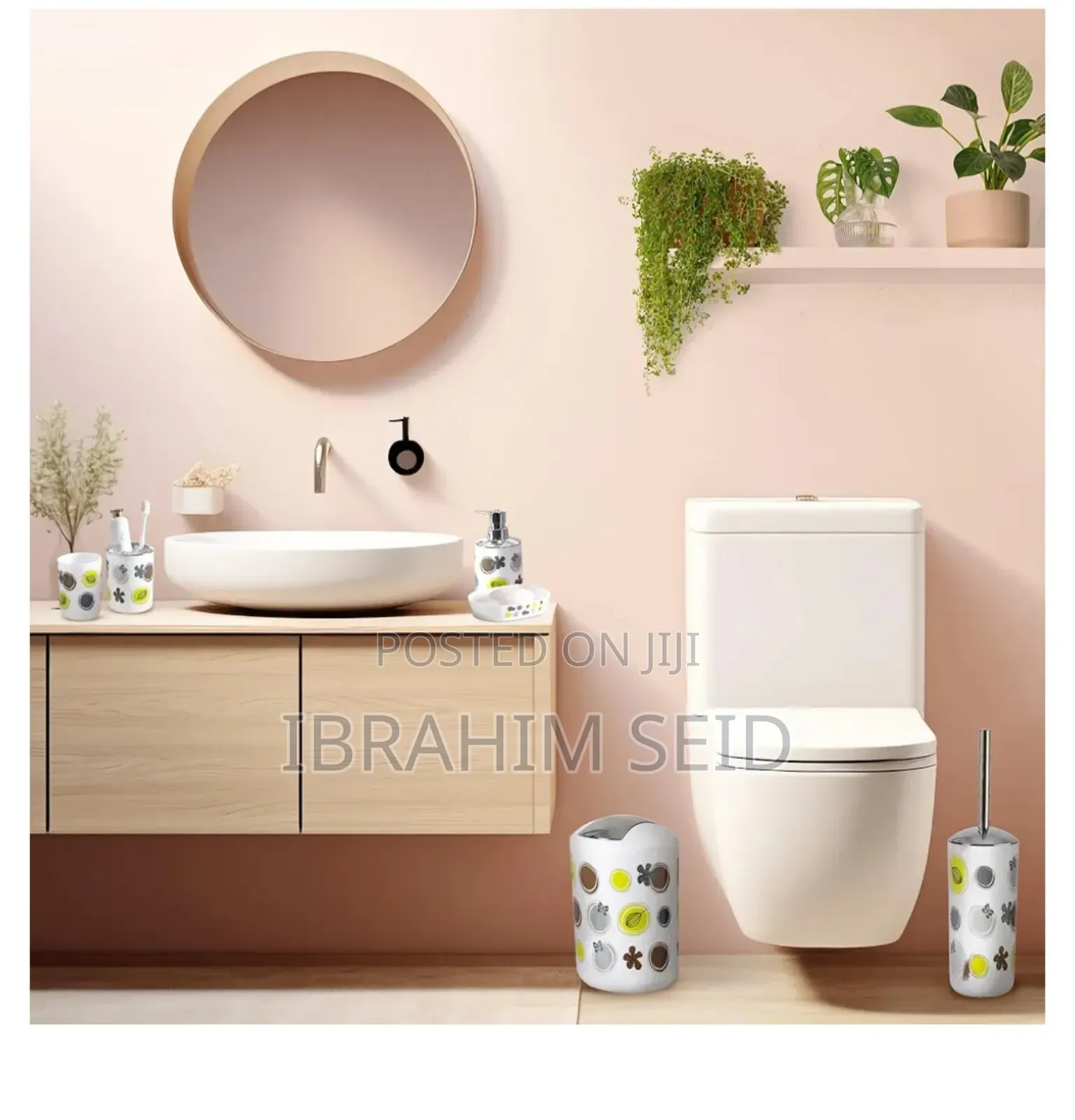 Bathroom Accessory Set 6 Pieces