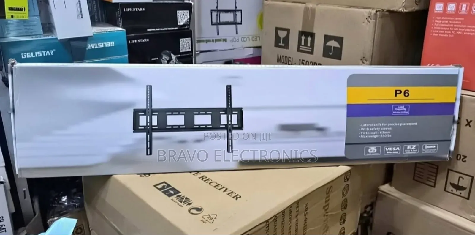 Universal Tv Wall Mount (43"–100") – Heavy Duty Adjustable