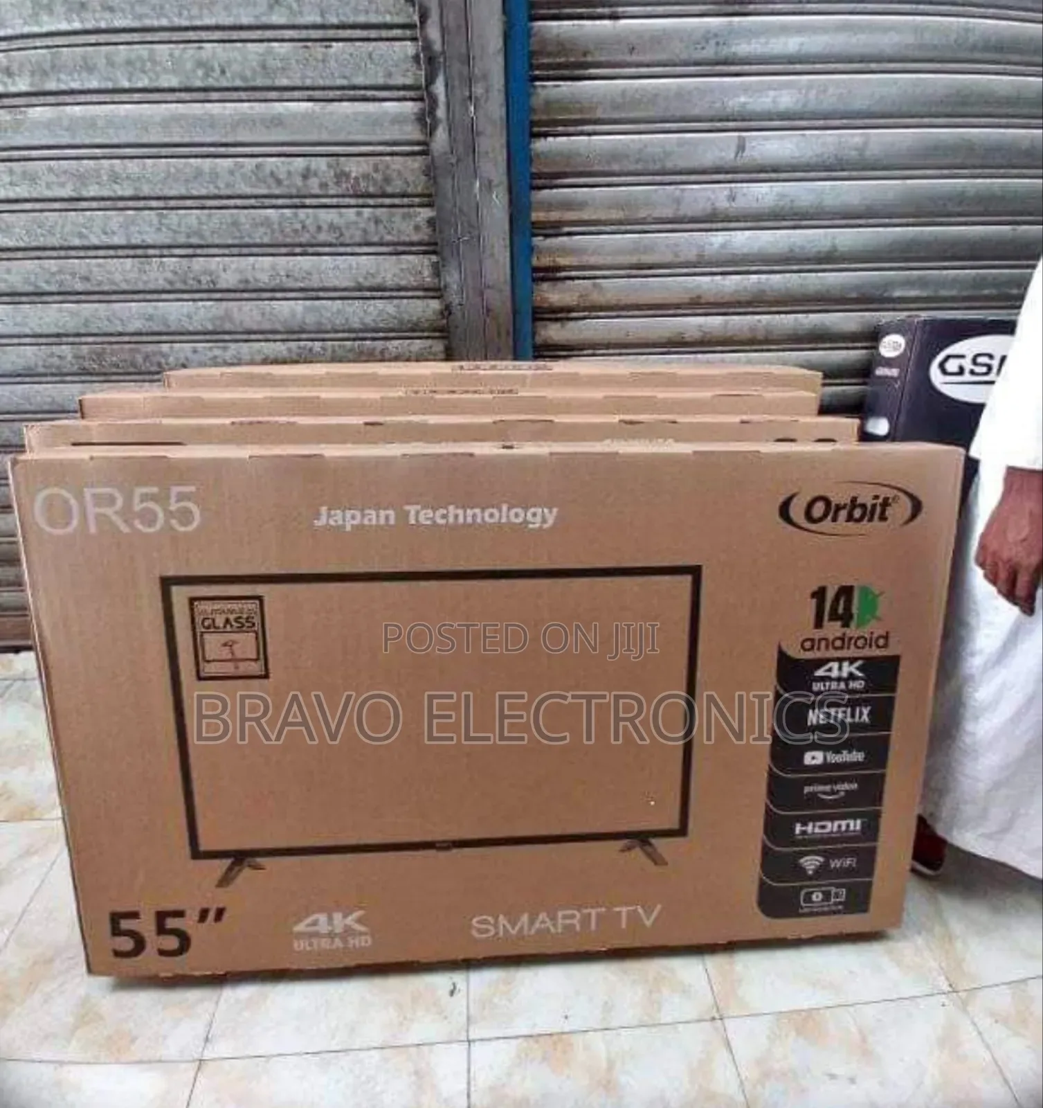 Orbit 55" Double Screen Smart Tv – Uhd Android 14