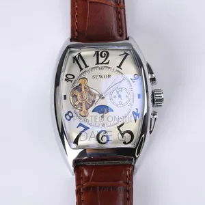 Sewor Vintage Square Design Photochromic Glass Automatic Mechanical