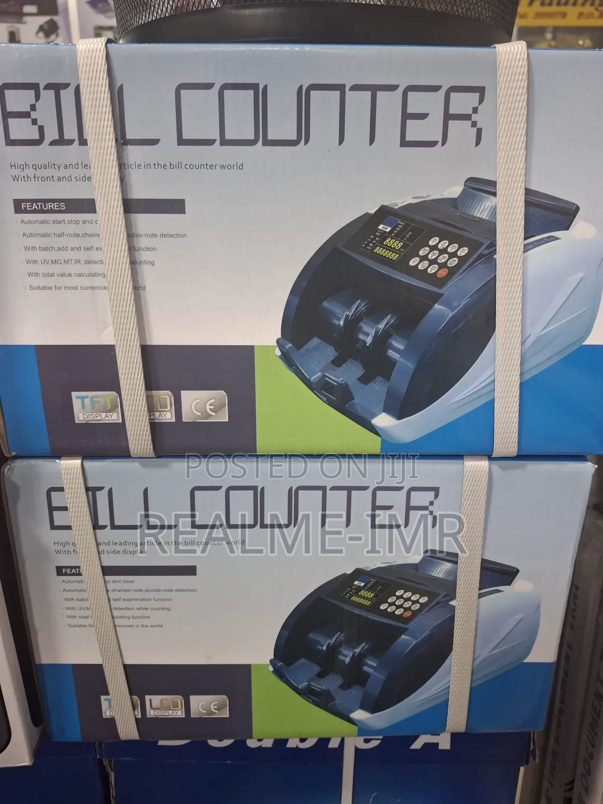High-Speed Bill Counter With Fake Note Detector