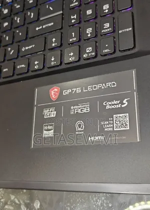 New Laptop MSI GP75 Leopard 16GB Intel Core I7 SSD 1T