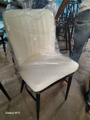 Photo - Dining Metal Leather Chairs