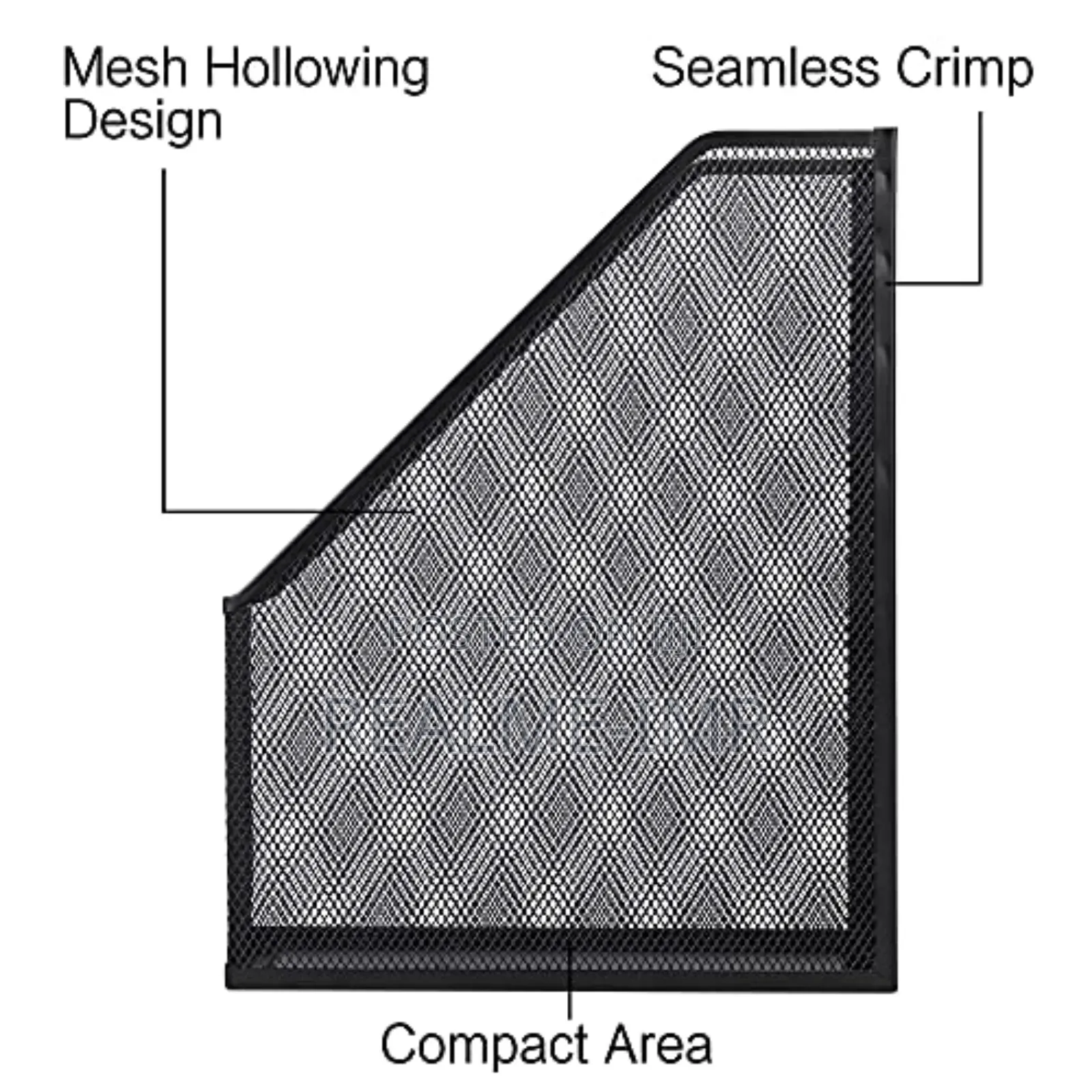Mesh Steel Magazine File Organizer