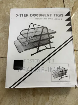 3-Tier Mesh Document Tray