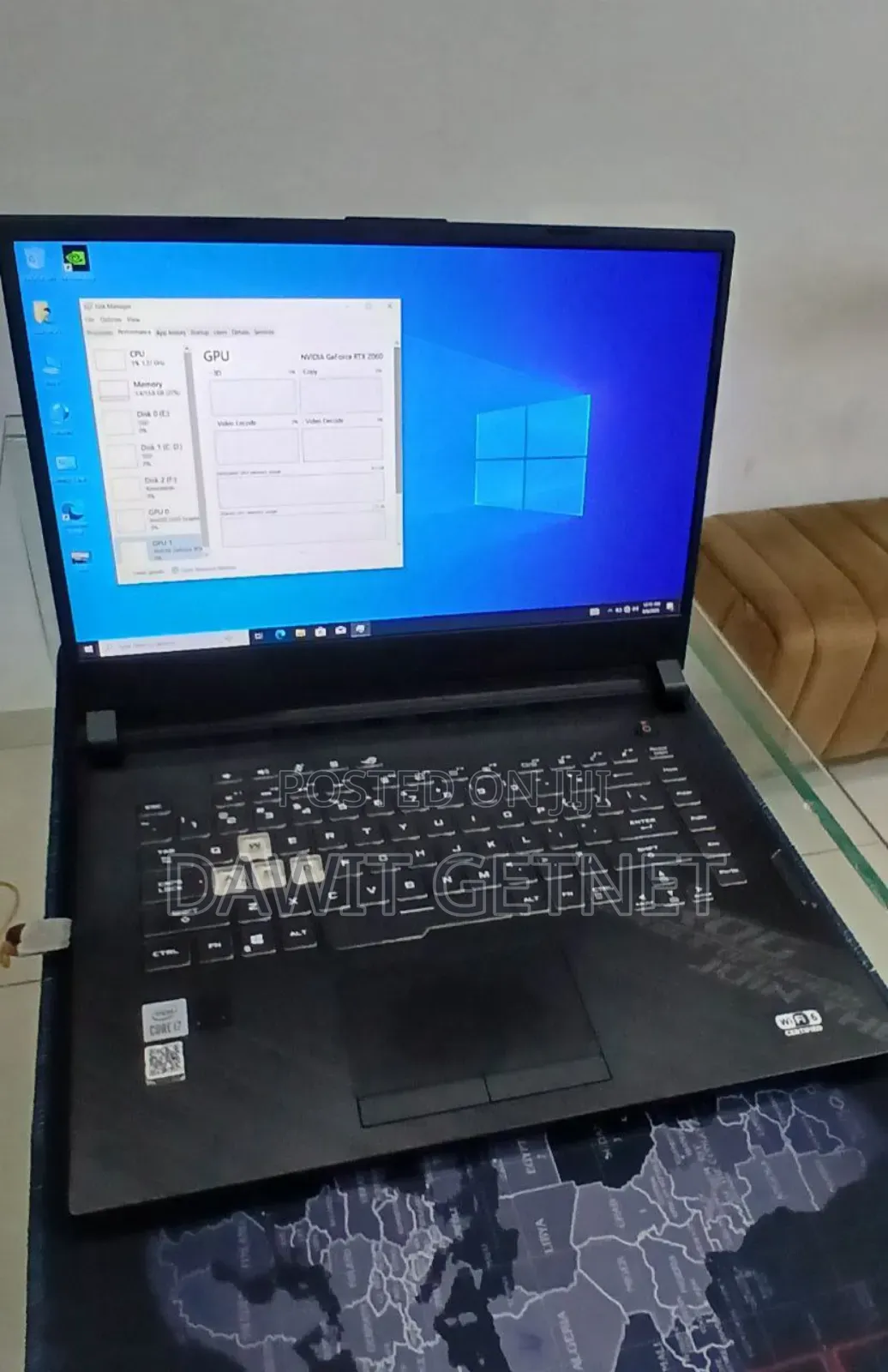 New Laptop Asus ROG Strix G15 16GB Intel Core i7 SSD 512GB