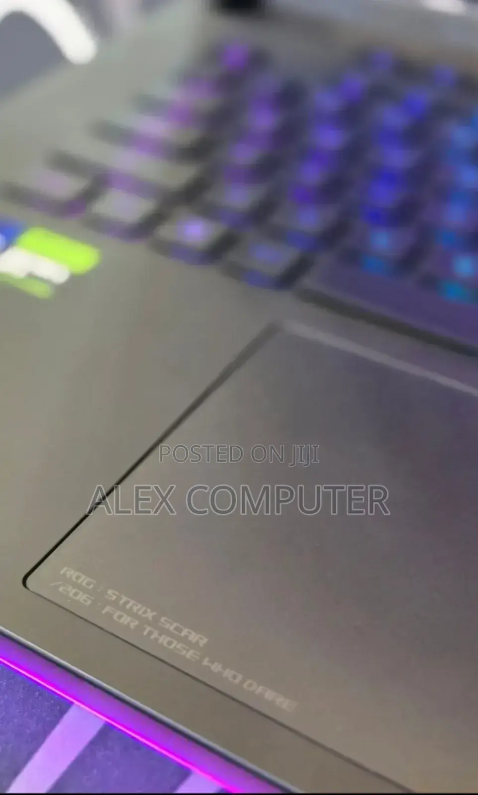 New Laptop Asus ROG Strix SCAR 15 16GB Intel Core I9 SSD 1T