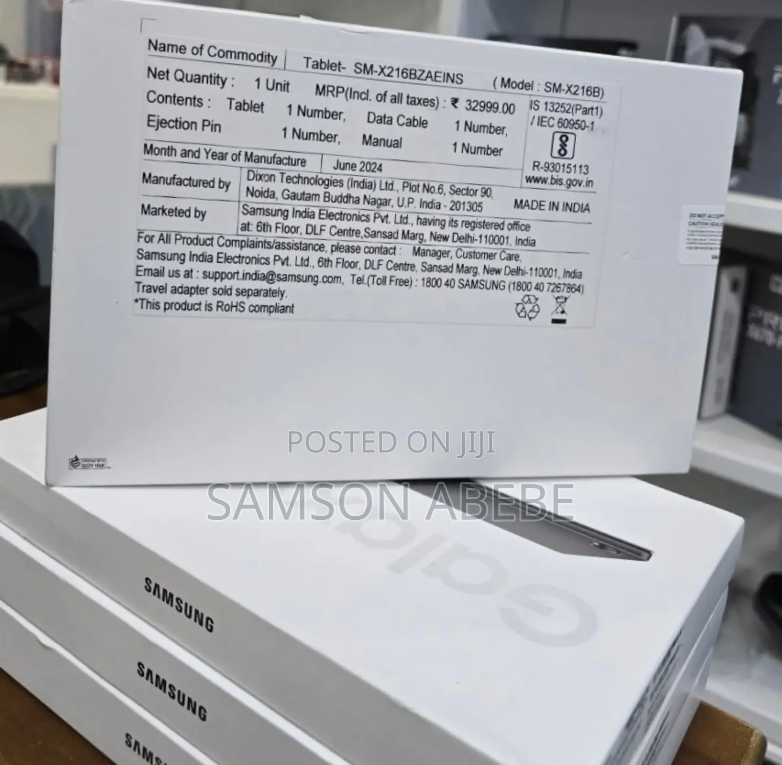 New Samsung Galaxy Tab A9+ 128 GB