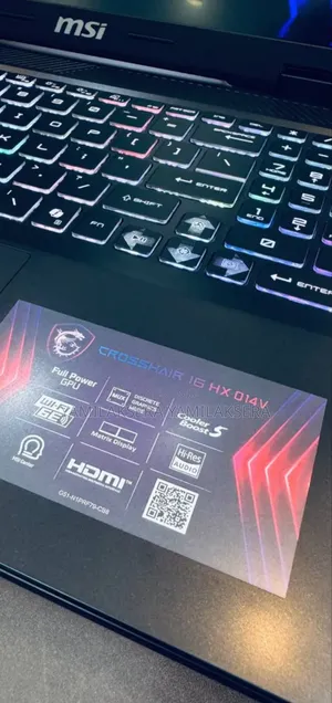 New Laptop MSI Crosshair 17 16GB Intel Core i7 SSD 1T