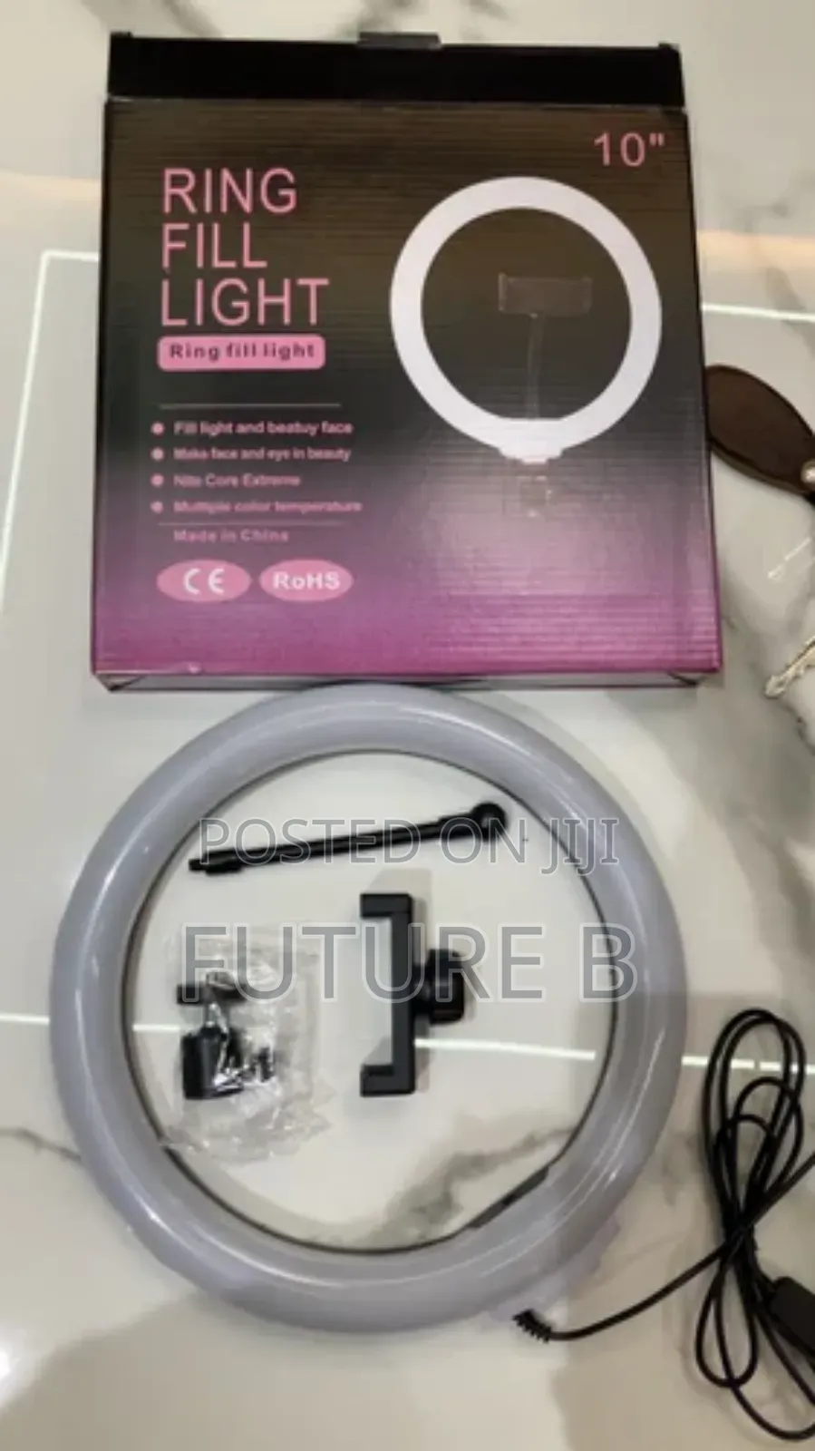 10" Led Ring Light Ideal for Content Creators