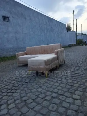 Cream Iron Sofa