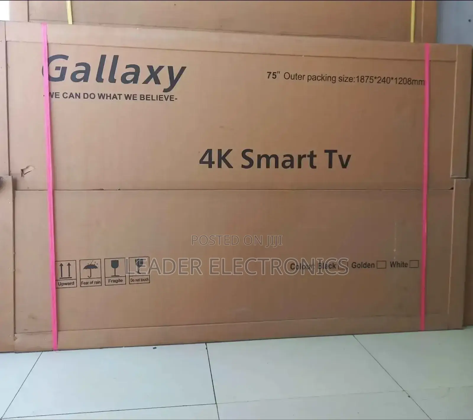 Galaxy Tv 75" Smart Android Tv New Arrival 2025