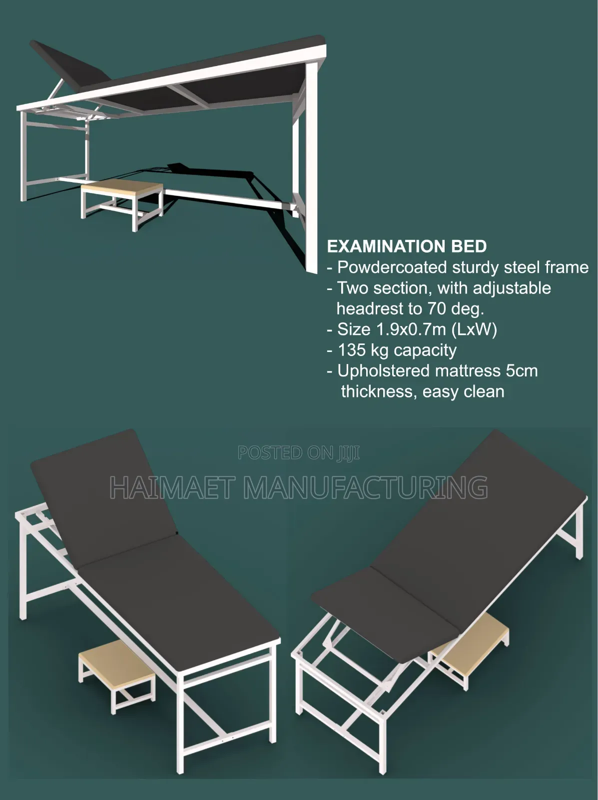 Examination Bed, Iv Stand, Foldable Bed Screens Manufacturing