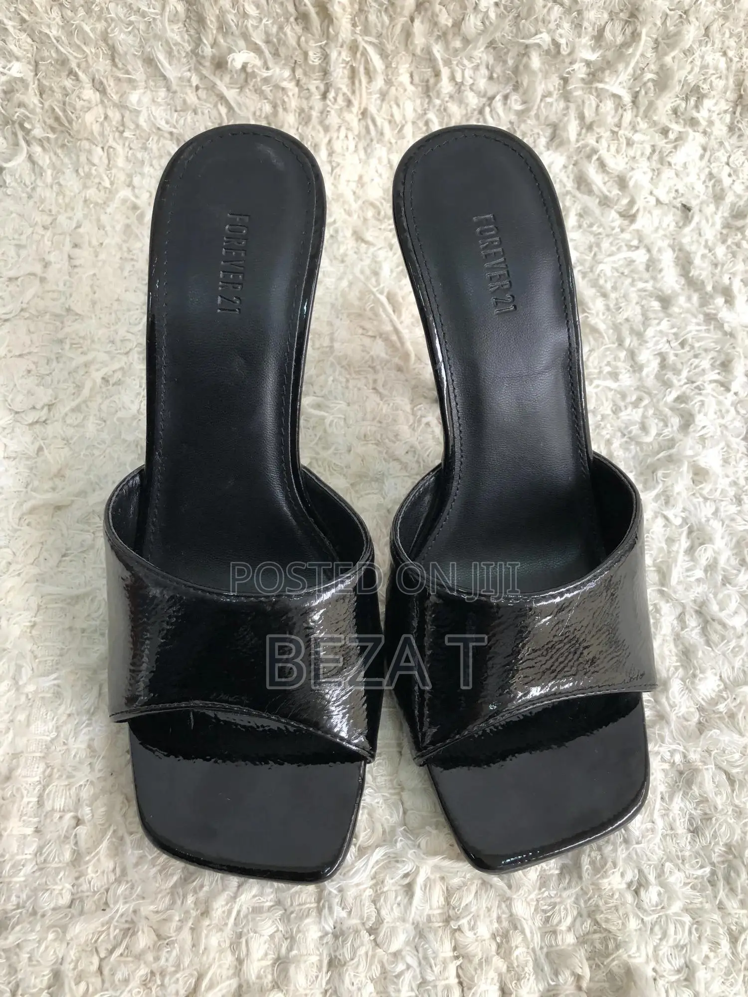 Forever 21 Faux Leather Stiletto Heels