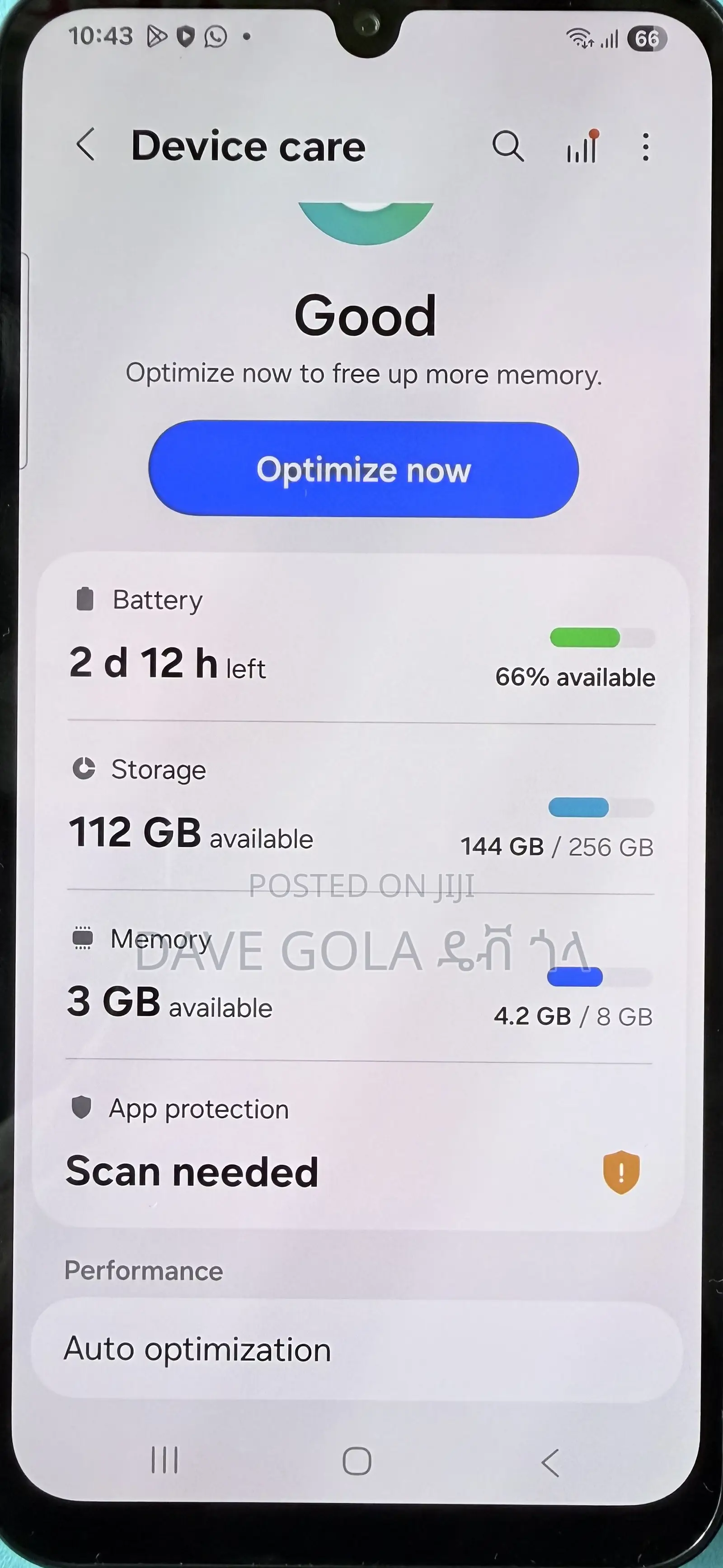 New Samsung Galaxy A25 256 GB Blue