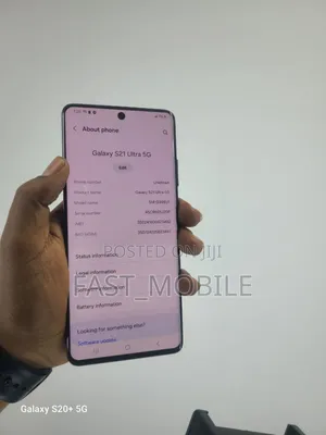 New Samsung Galaxy S21 Ultra 5G 256 GB Black