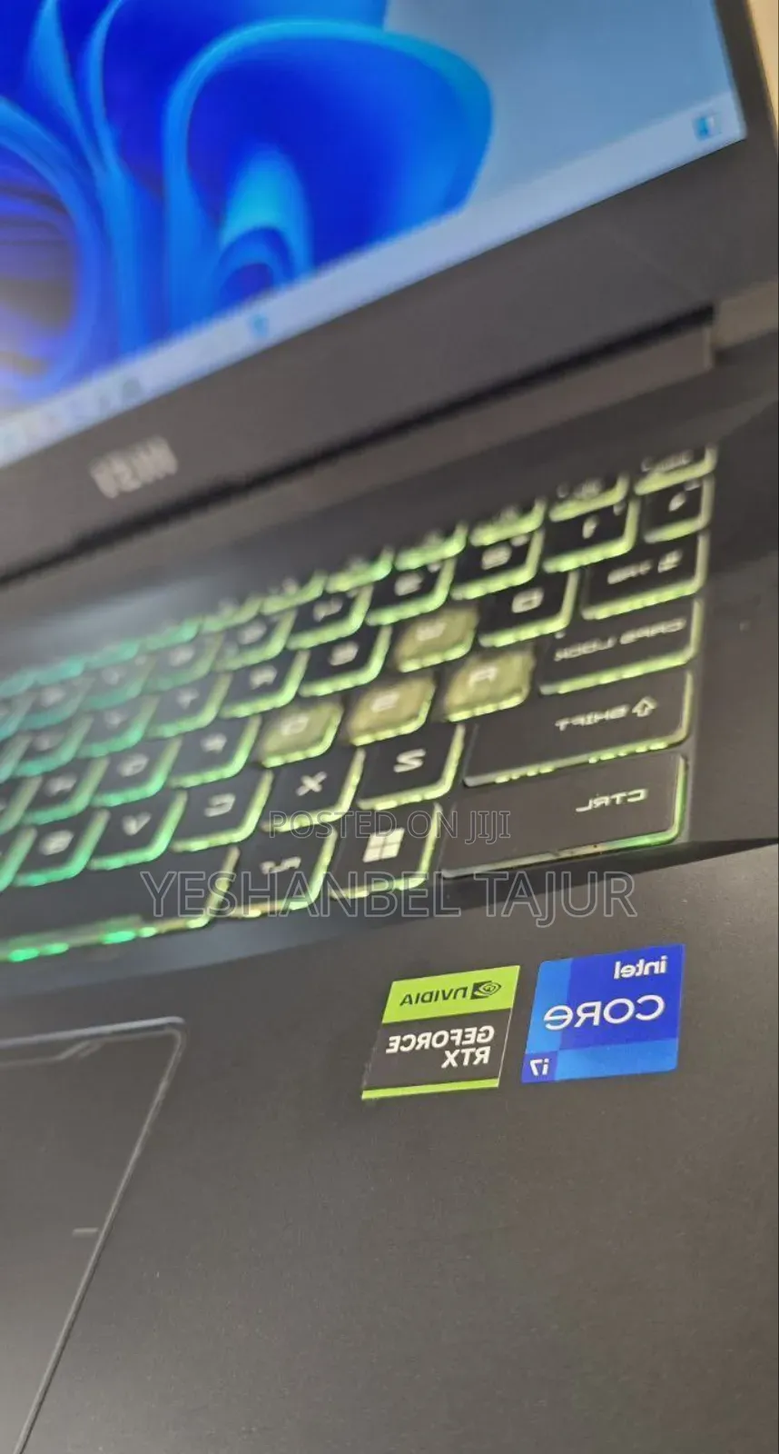 New Laptop MSI Pulse GL66 16GB Intel Core I7 SSD 1T