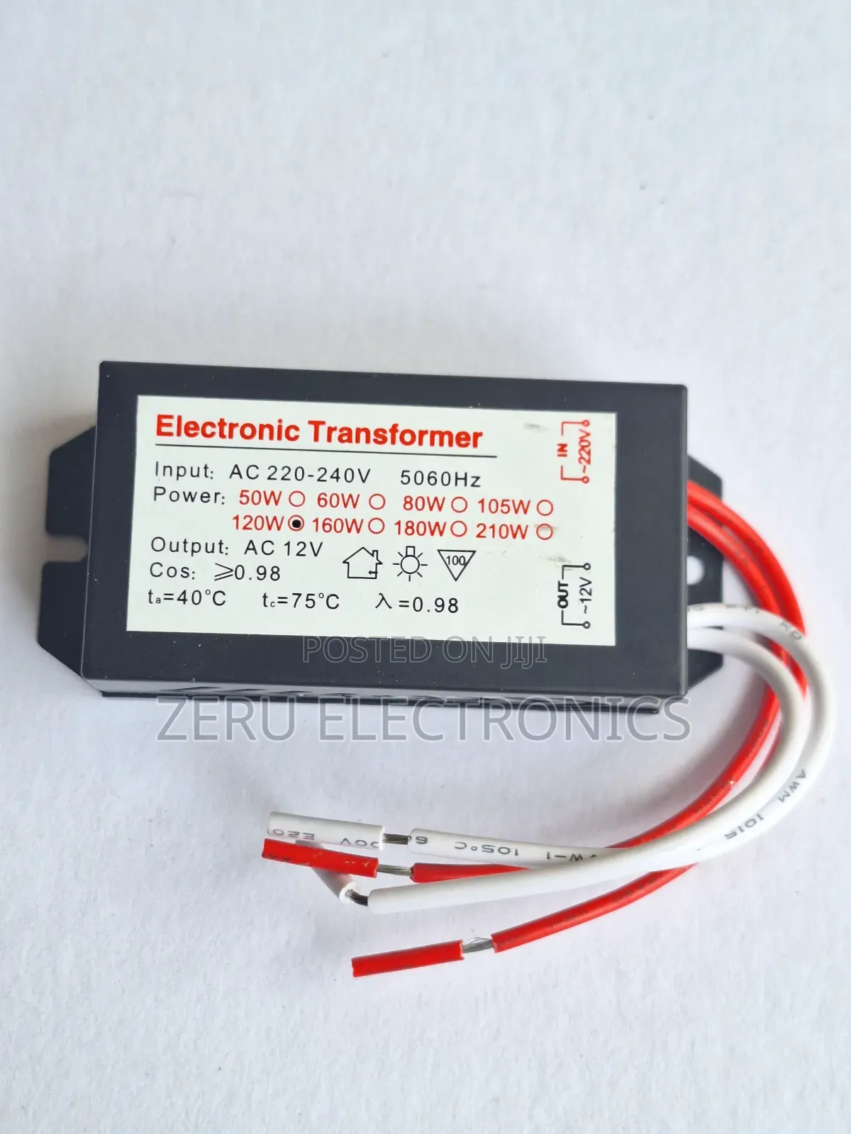 Transformer 220v to 12v