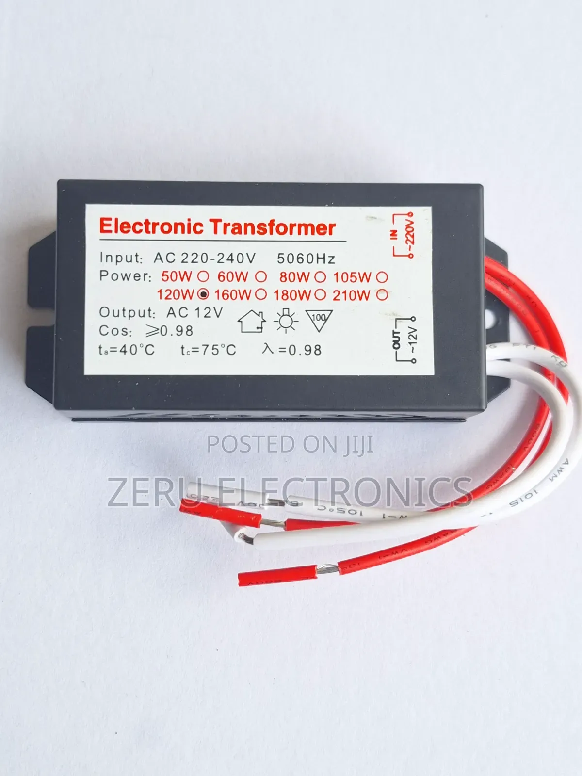 Transformer 220v to 12v