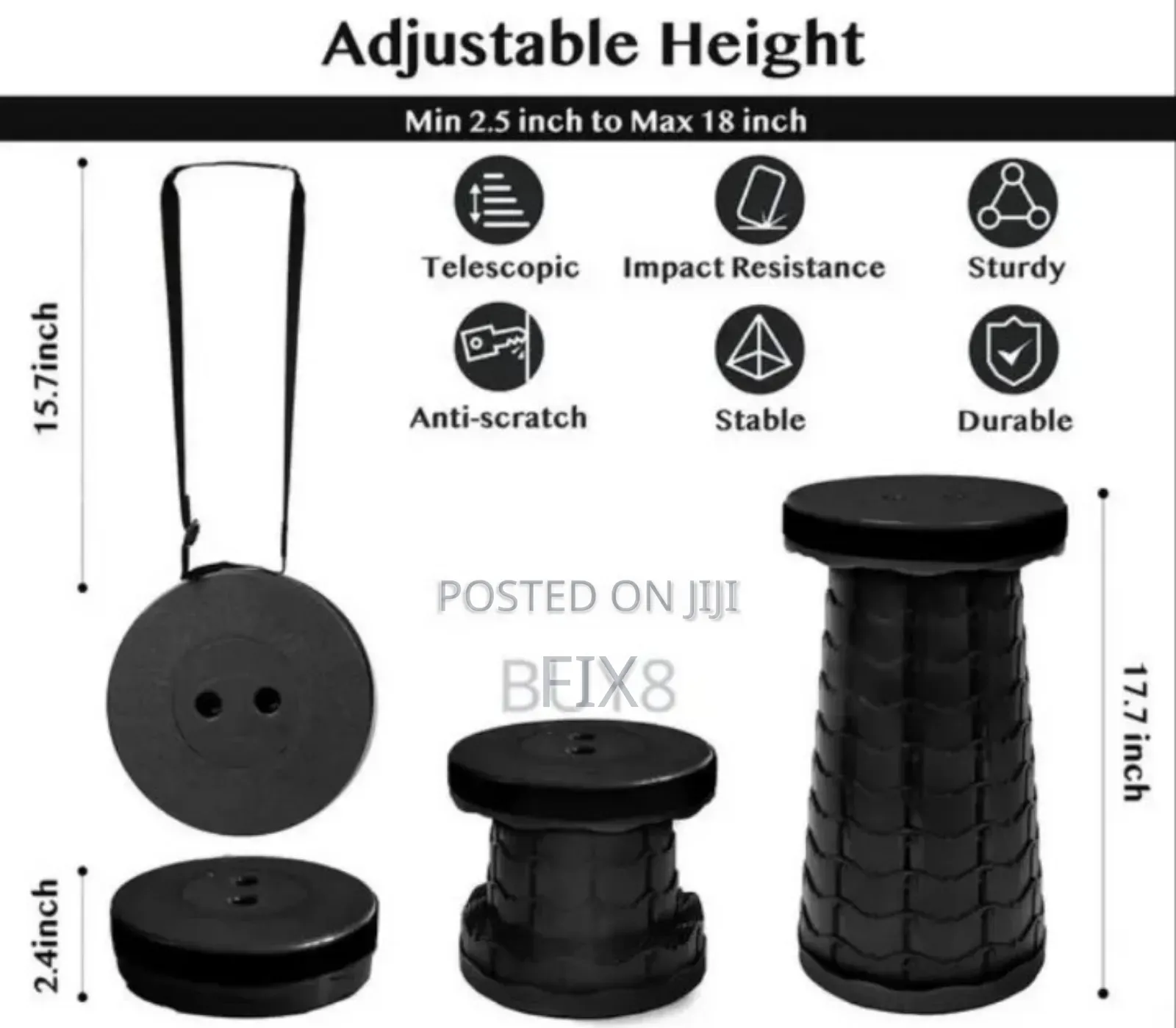 Foldable Stool Chair(ተጣጣፊ ወንበር)