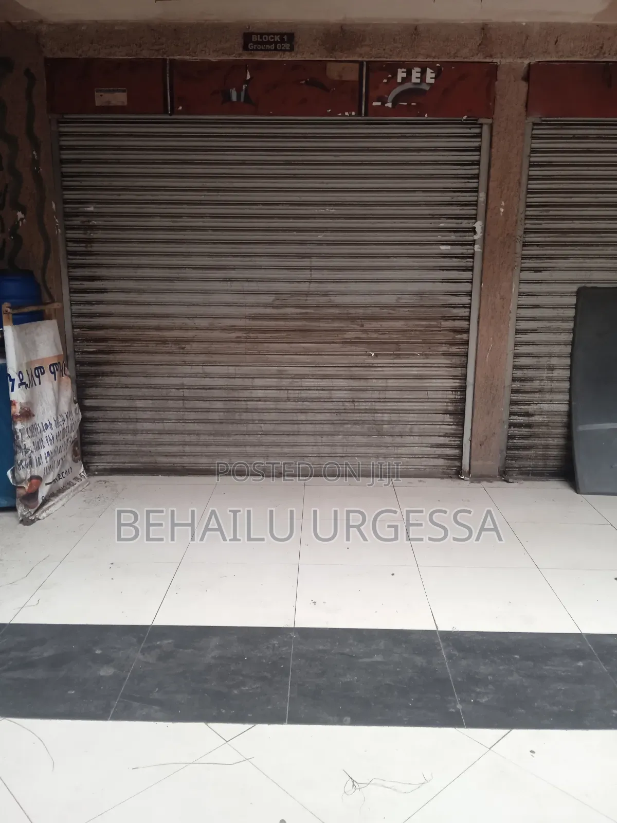 ሁለት 7.5sqm ሱቆች እና የአክሲዮን ትርፍ ተከፋይ የሁኑ በ 3,00,000 ብር ብቻ።