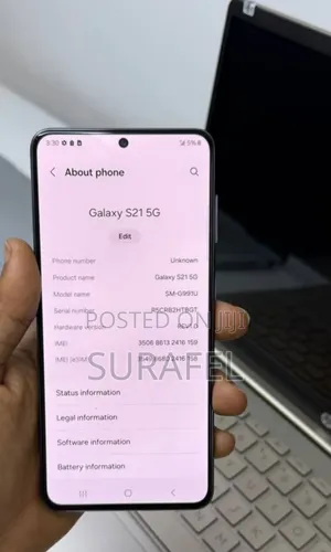 New Samsung Galaxy S21 5G 256 GB Black