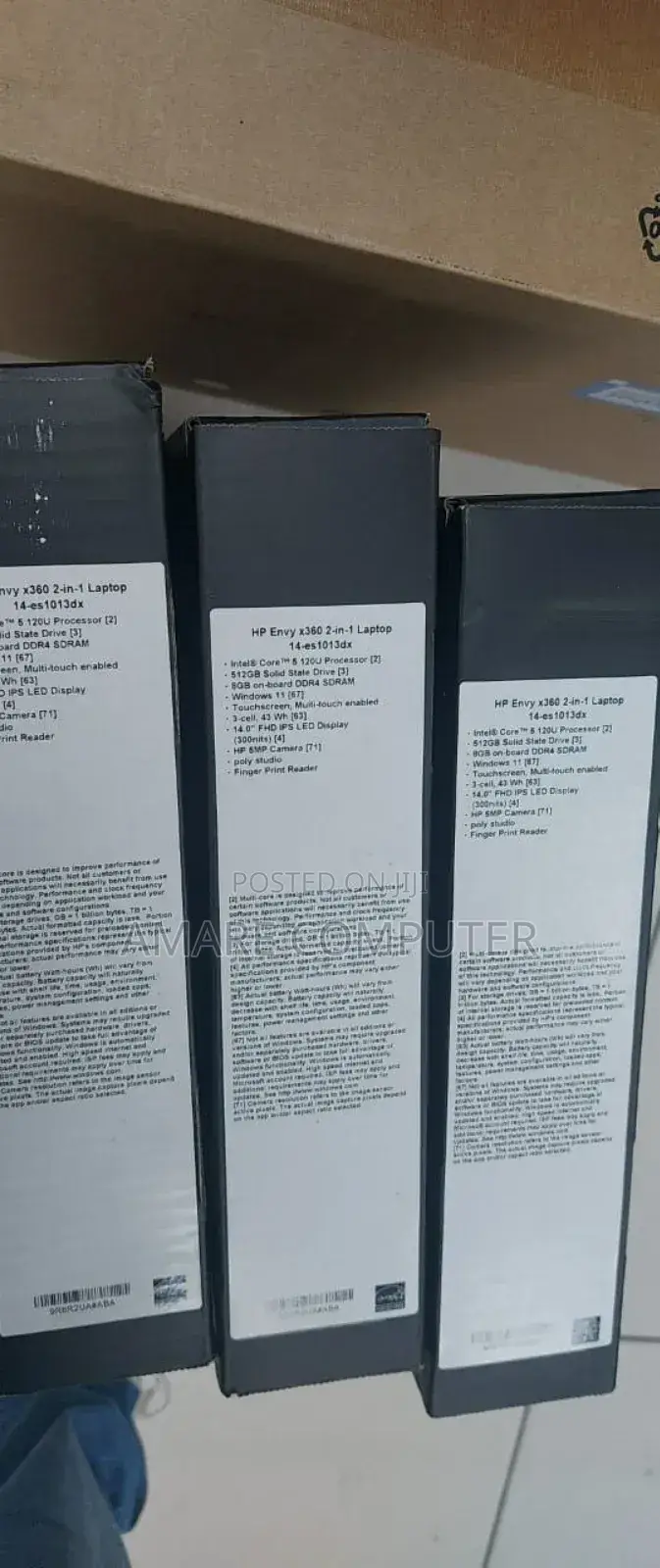 New Laptop HP Envy x360 8GB SSD 512GB