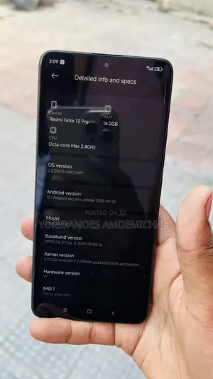 Xiaomi Redmi Note 13 Pro+ 512 GB Black