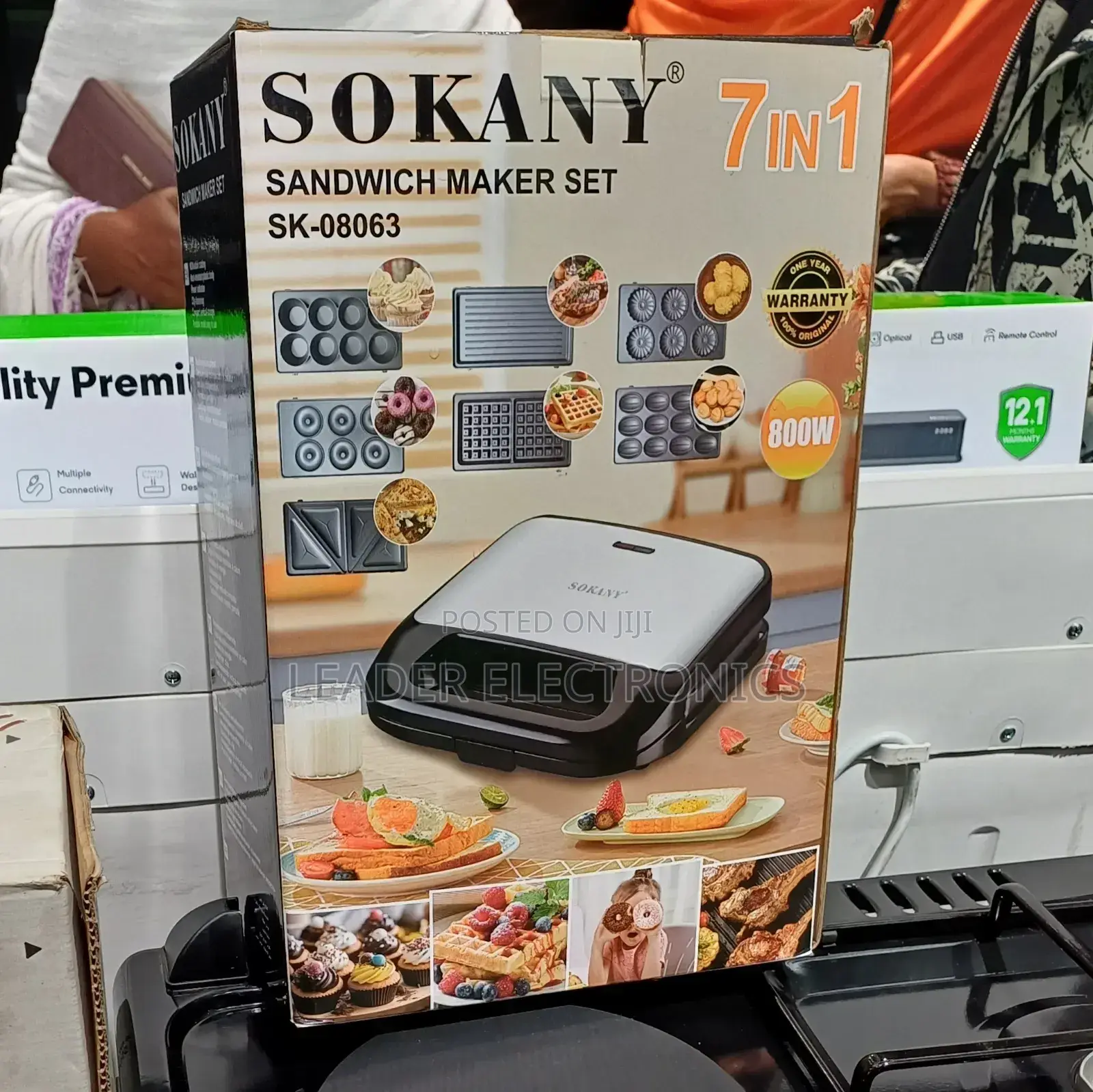 Sokany Sandwich Maker 7 In1