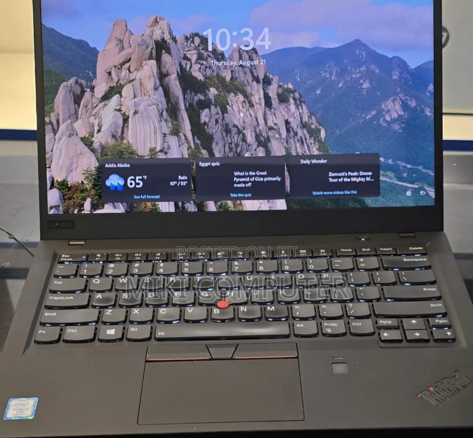 New Laptop Lenovo ThinkPad X1 Carbon 16GB Intel Core I7 SSD 512GB