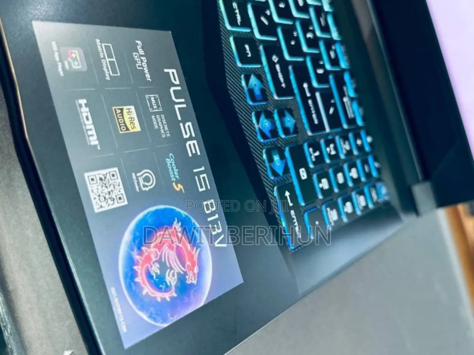 New Laptop MSI 16GB Intel Core I7 SSD 512GB