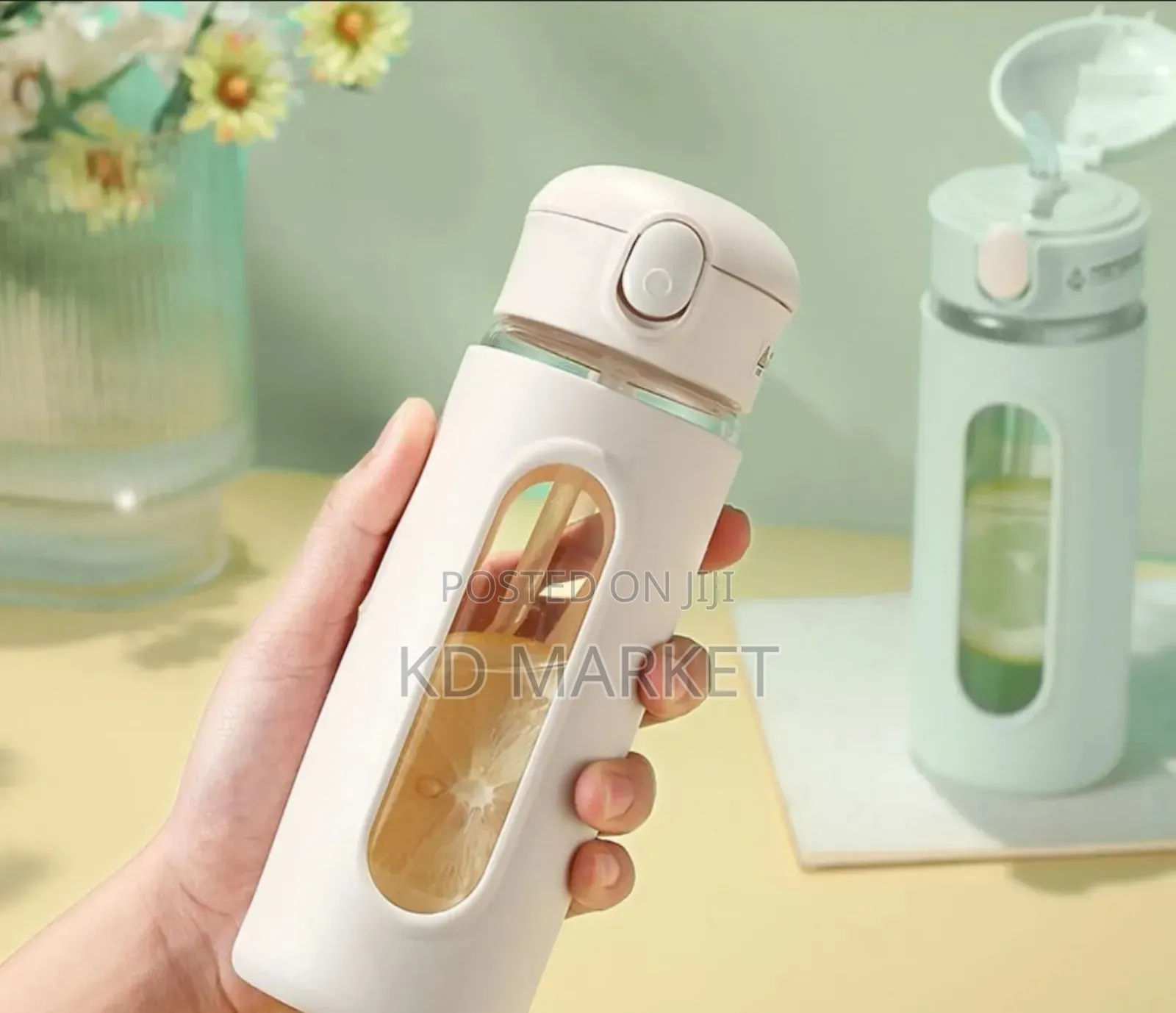Portable Glass Water Bottles