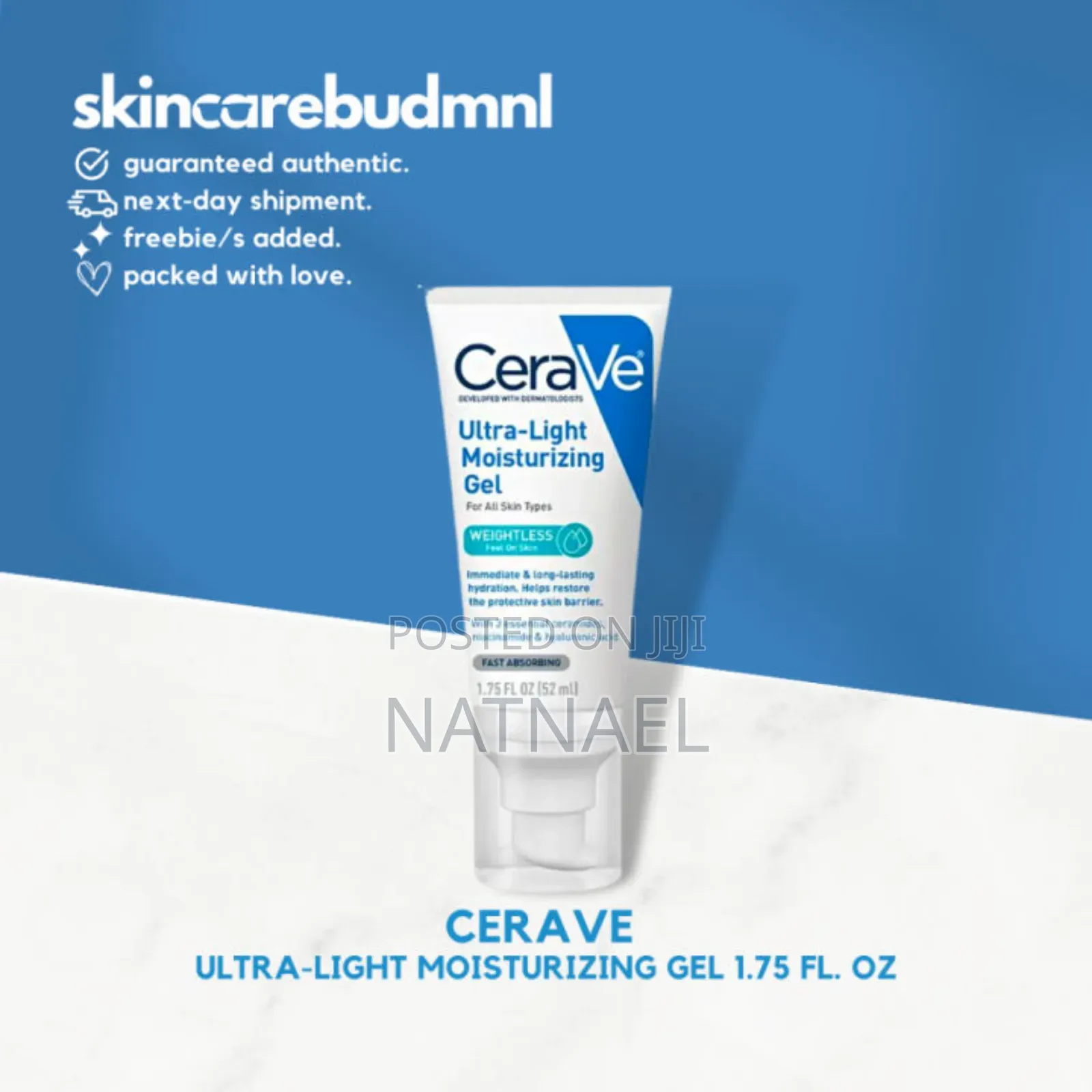 Cerave Ultra-Light Gel Face Moisturizer