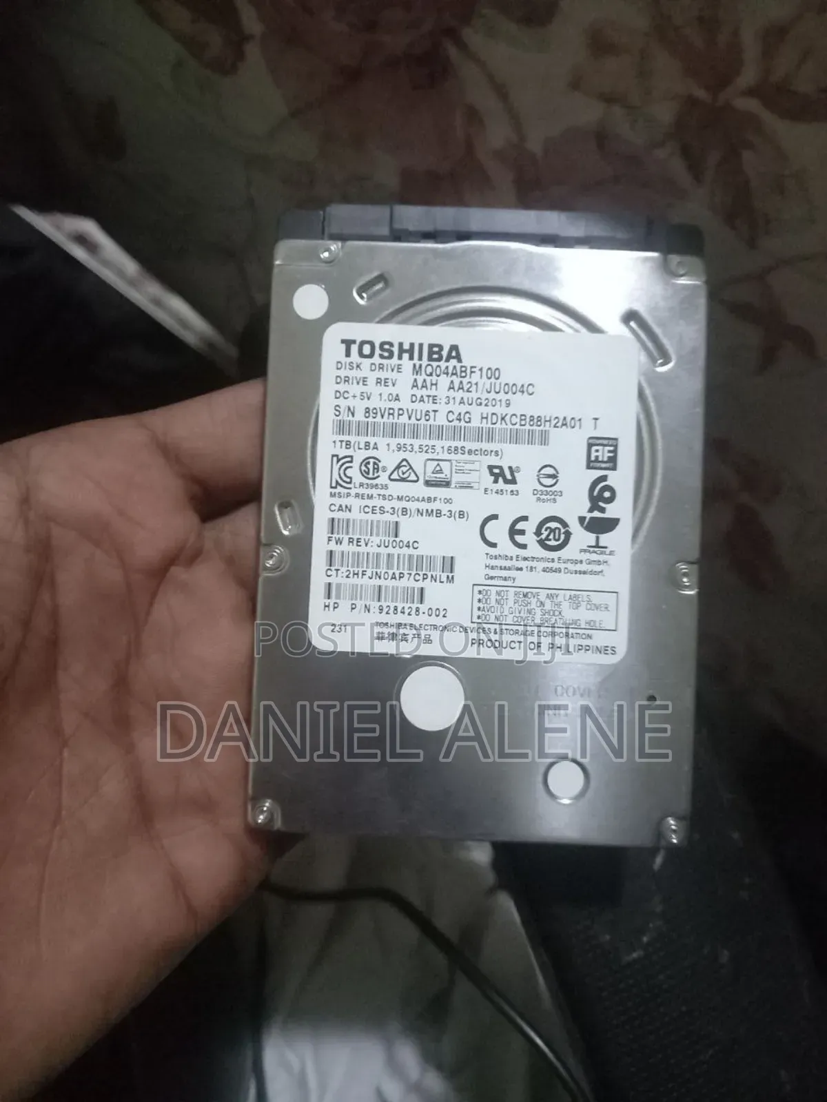 Internal Hard Disk