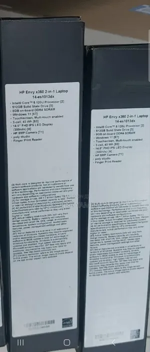 New Laptop HP Envy X360 8GB Intel Core Ultra 5 SSD 512GB