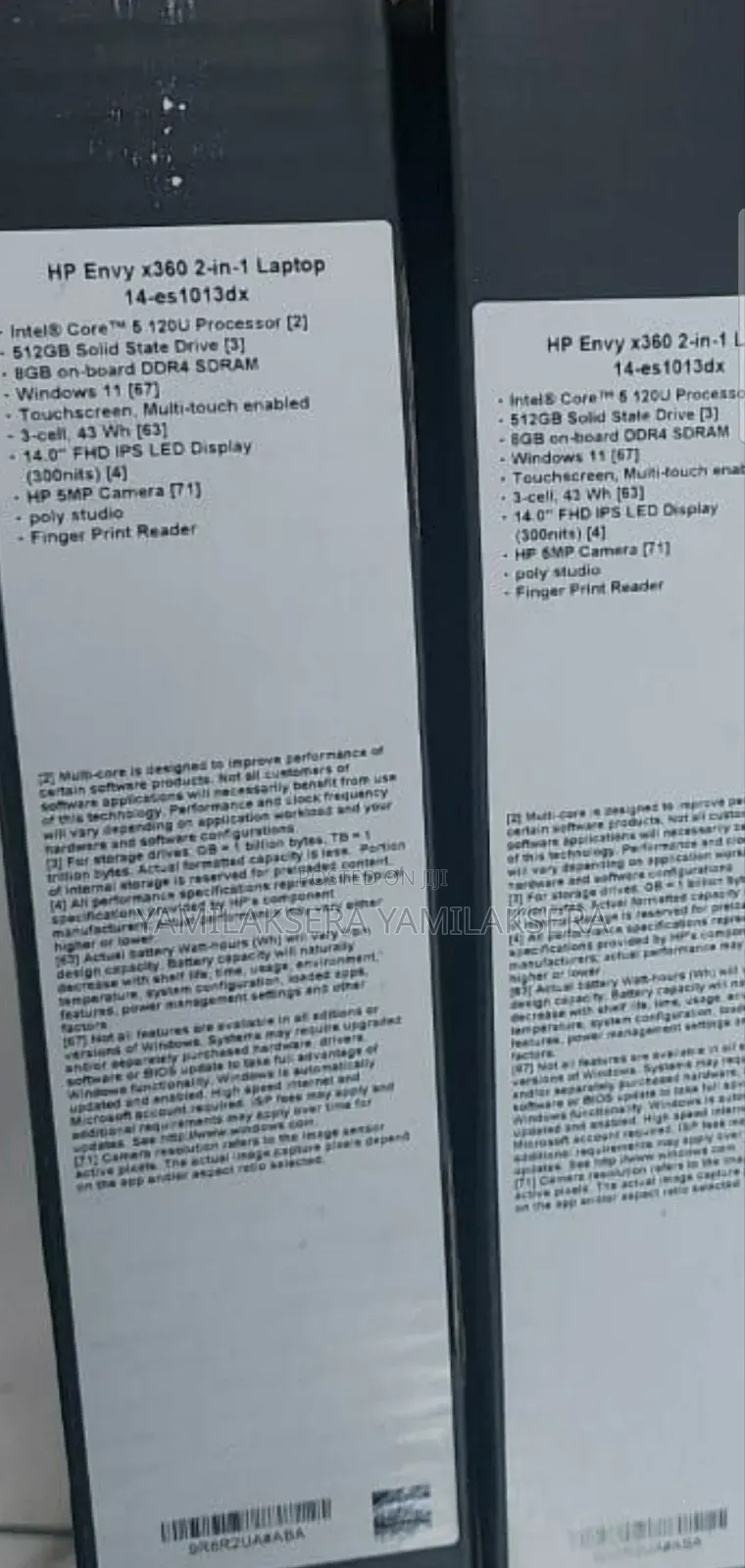 New Laptop HP Envy X360 8GB Intel Core Ultra 5 SSD 512GB