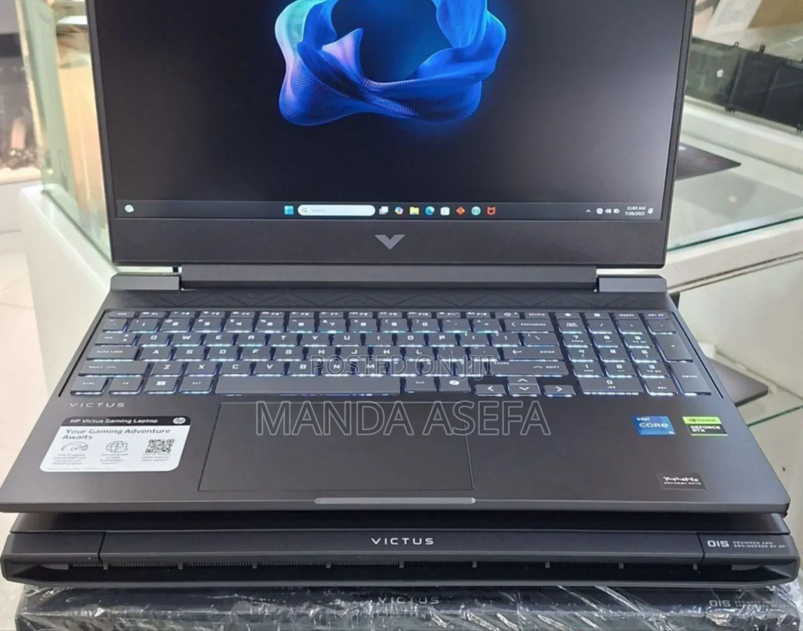 New Laptop HP Victus 16 8GB Intel Core I5 SSD 512GB